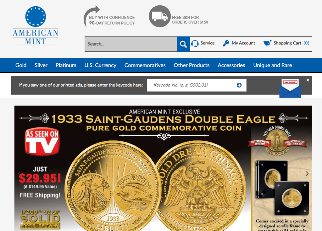 American Mint products 
