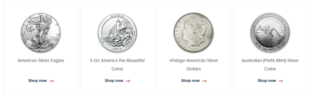Silver Coins provided by Monument Metals