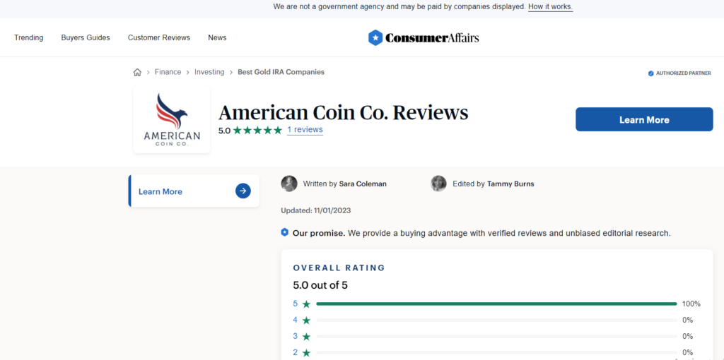 American Coin Co. complaints
